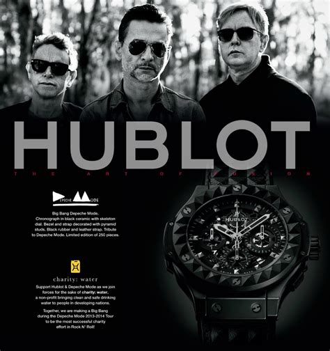 hublot and depeche mode|esquire Hublot watch Depeche Mode.